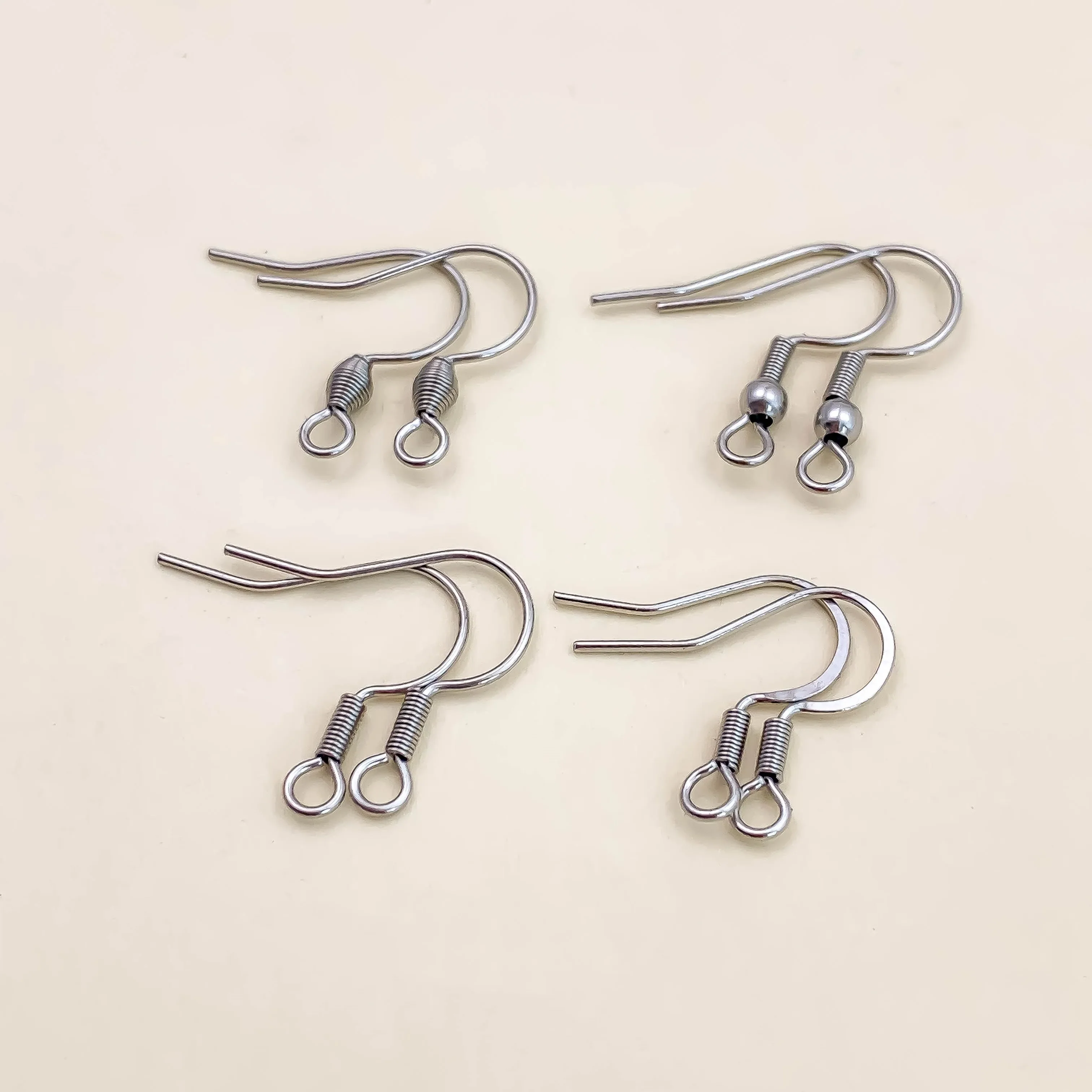 Stainless Steel Titanium Steel Earring Hook Hole Connection Jewelry Making Supplies DIY  Components Accessories Wholesale 50pcs
