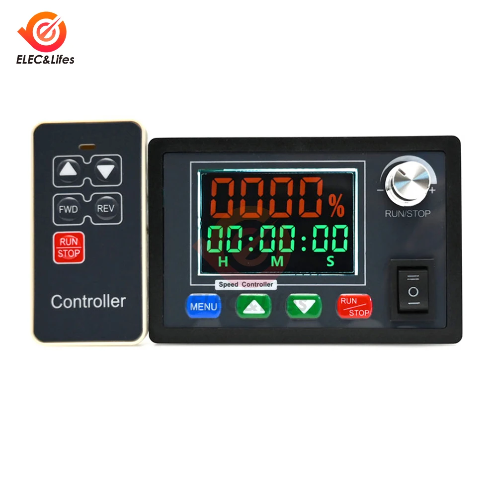 

DC 10-55V 40A Wireless Remote Control Brushless Dc Motor Speed Controller Supports Dual Speed Timed Forward And Reverse Rotation