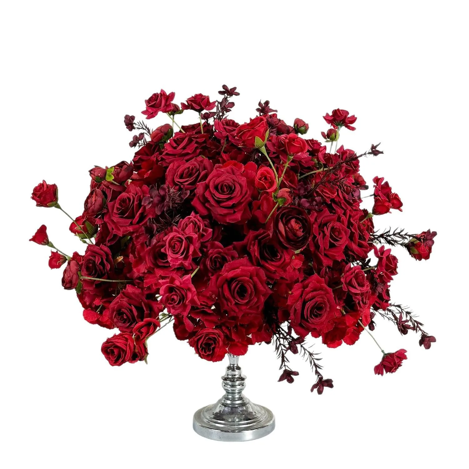 60cm rose ball wedding table table flower device candlestick simulated flower fake flower ball