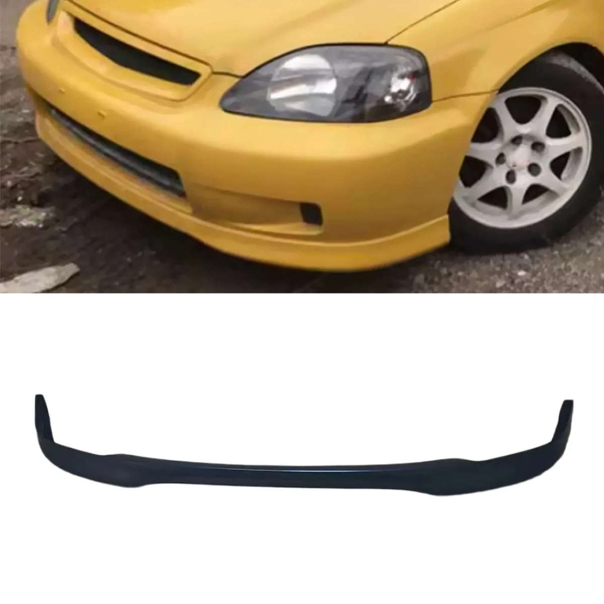 Für Honda Civic 1999-2000 Auto Frontstoßstange Spoilerlippe Diffusor Modifikationsteil Stoßstangenschutz Abdeckung Auto-Zubehör