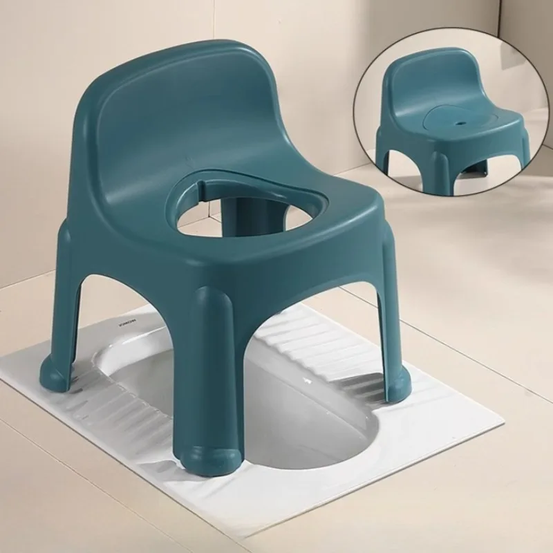 

Пластиковое сиденье для унитаза, мобильный унитаз для дома пожилых людей и детей, прочный портативный табурет-комод и стулья для унитаза