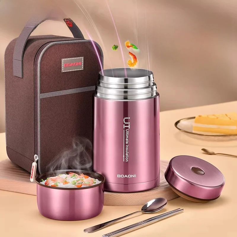 

Portable Stainl Steel Insulated Rice Box Soup Pot Slow Cooking Mug Nordic Sle Daily Use Gift for Everyone Restaurant