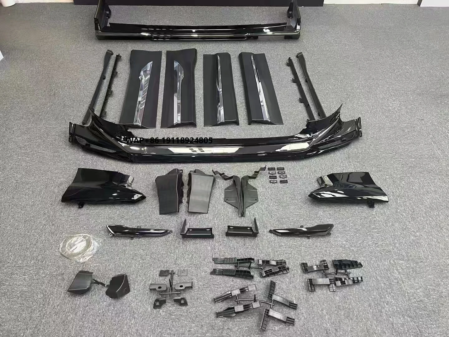 

M Style Facelift Kit for Anh 40s Vellfire Front Lip Side Skirts Rear Diffuser Body Kit for to Yo Ta Japanese Car Accessories