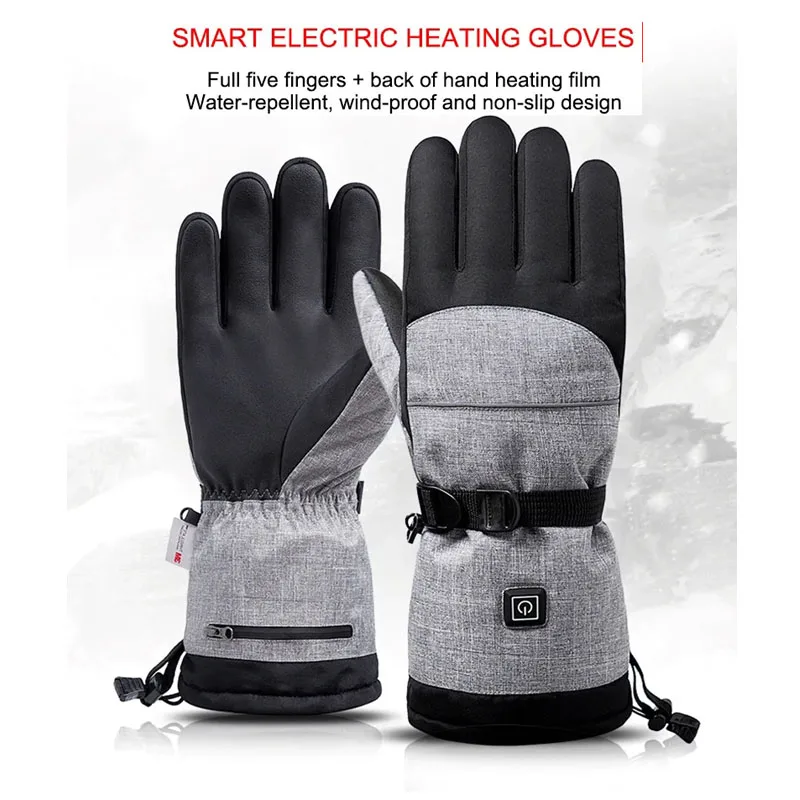 

1 Pair Heated Ski Gloves For Men And Women Outdoor Winter Warmth Smart Temperature Control Heated Cycling And Hiking Gloves