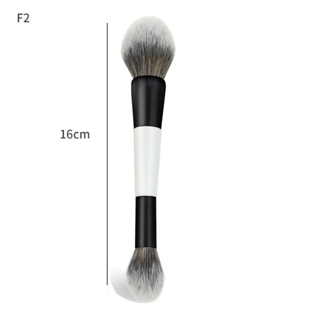 Nuovo pennello per contorno viso F4 a doppia estremità Pennelli per trucco multiuso ad alta copertura Pennello per fard in polvere di bellezza cosmetica Strumenti per il trucco