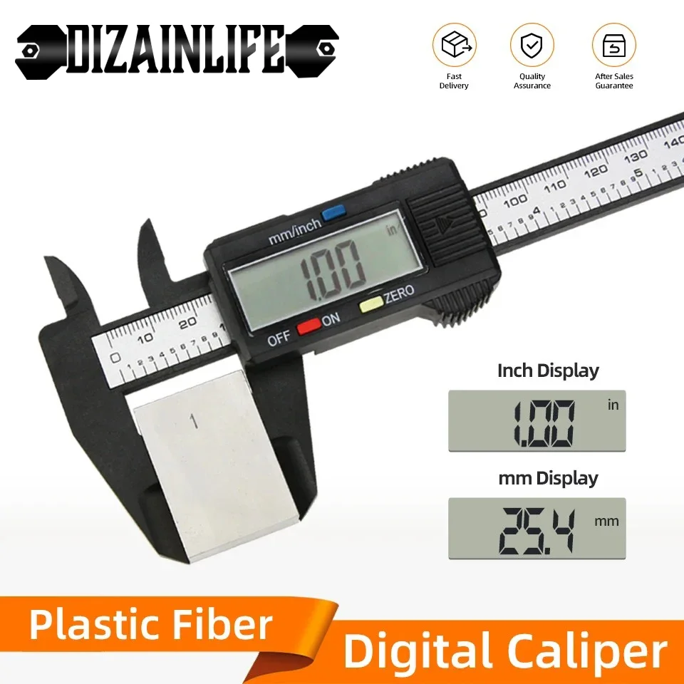 Digital Caliper Measuring Tool Electronic Vernier Caliper 100mm Calliper Micrometer Digital Ruler Gauge Instrument 0-150mm