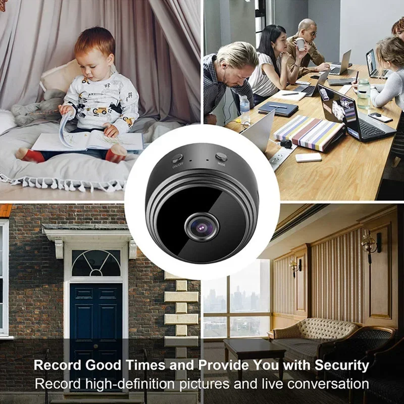A9 WiFi Camera Safety Monitor Mini 1080P HD Camcorders Indoors Night Version Video Intelligent Camera Security Protection image 2