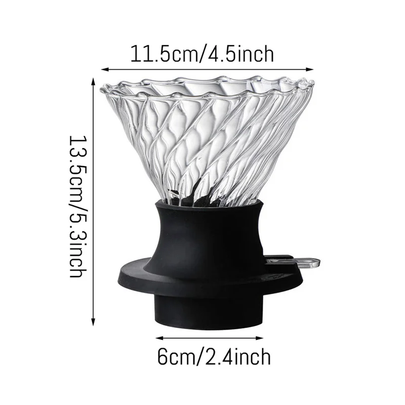 

Glass Coffee Pot Smart Cup Coffee Filter Cup Steep Filter Cup Coffee Pot Hand Brewing Coffee Utensil Filter Barista