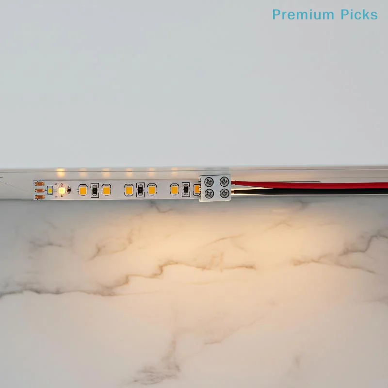 portableScrew Fixed LED Strip Connectors 8mm 2Pin No Soldering 2/10Pcs for Home DIY Lighting Setup