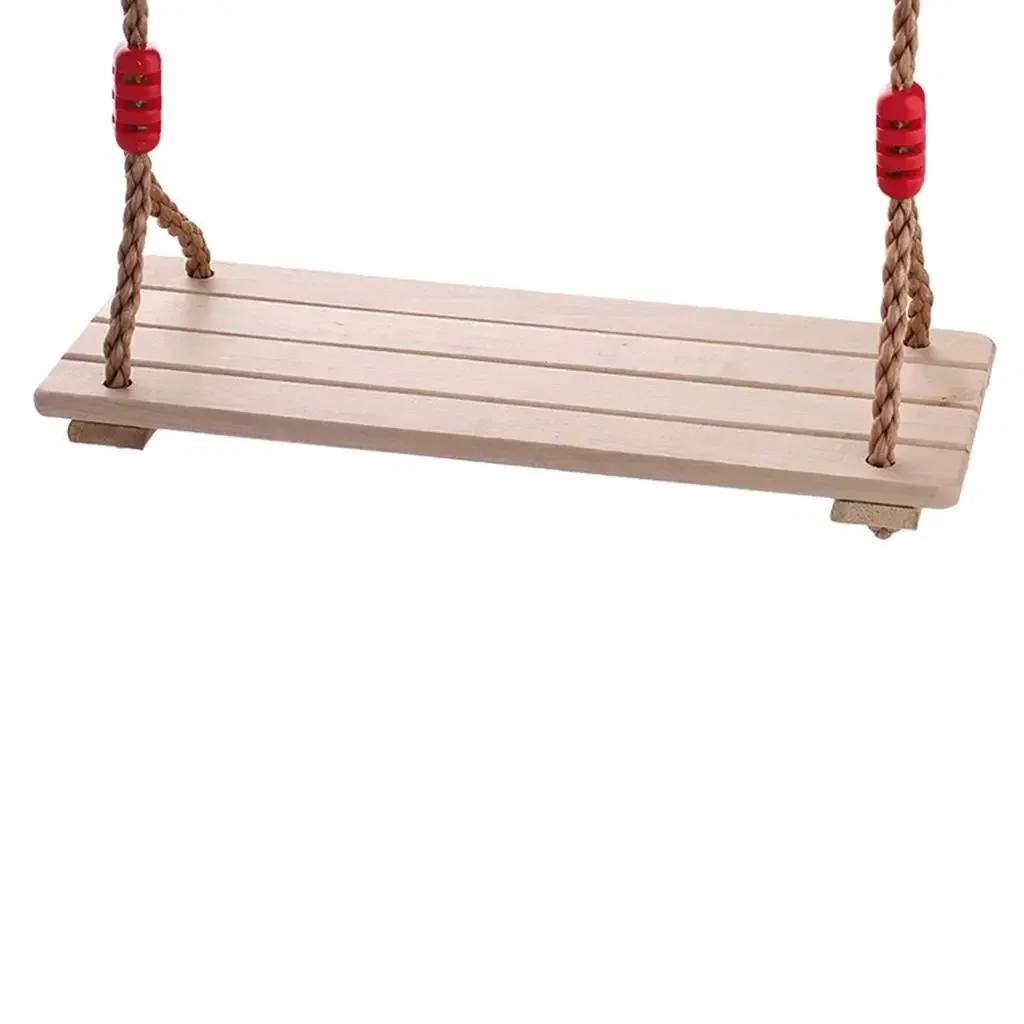Hamac balançoire d'intérieur et d'extérieur, longueur réglable en bois, Style corde, accessoire Stable, divertissement pour maison/jardin, loisirs agréables