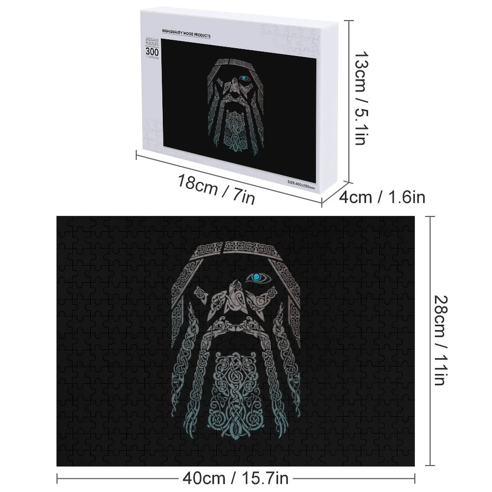 ODIN Jigsaw Puzzle Regalos de Navidad Anime Regalo personalizado Casado con foto personalizada Puzzle