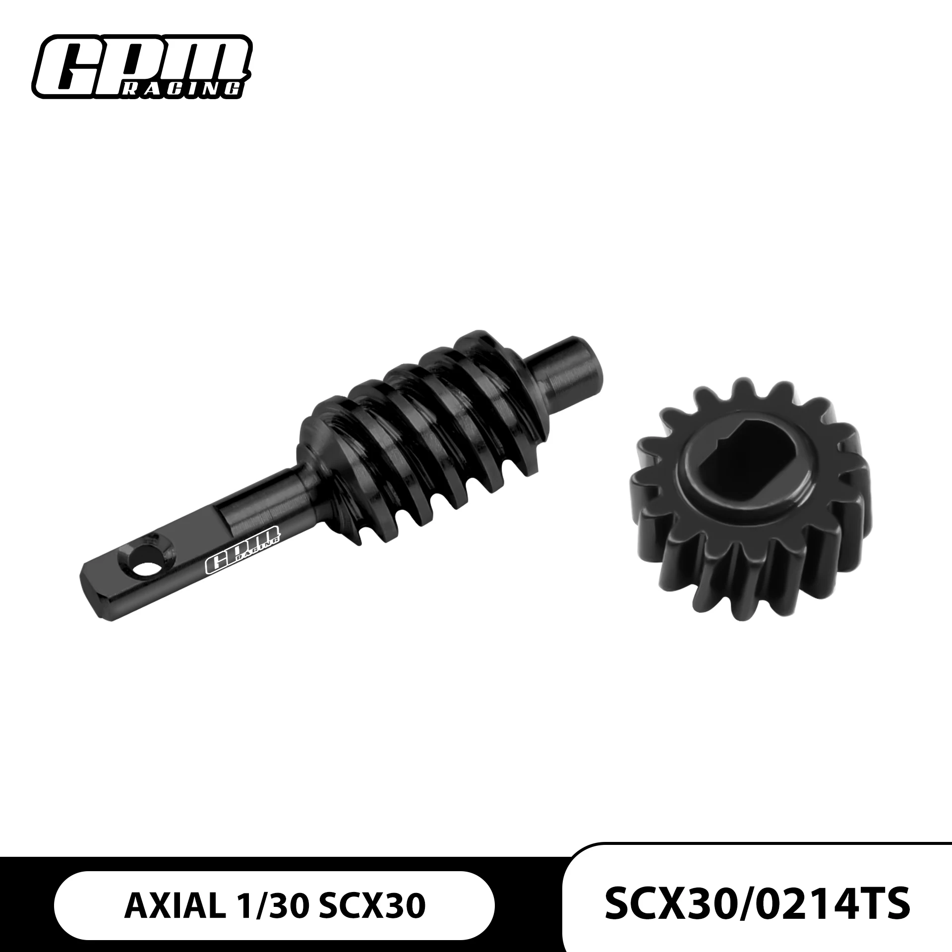 GPM 1144 Steel F/R High-Speed Ring Gear, Worm Gear 2T/14T 16T AXIAL 1/30 SCX30 AXI-2261