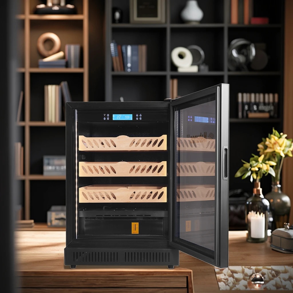 Hot Selling Cigar Humidor Cabinet Electronic Good Quality Humidor Cedar Wood Cigar Cabinet