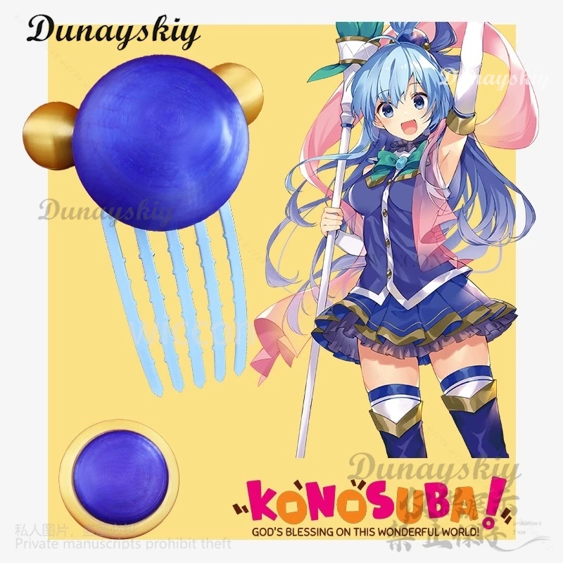

Anime KonoSuba God's Blessing On This Wonderful World Cosplay Aqua Costume Headwear 3D Props Polylactic Acid Cos Gift Customized