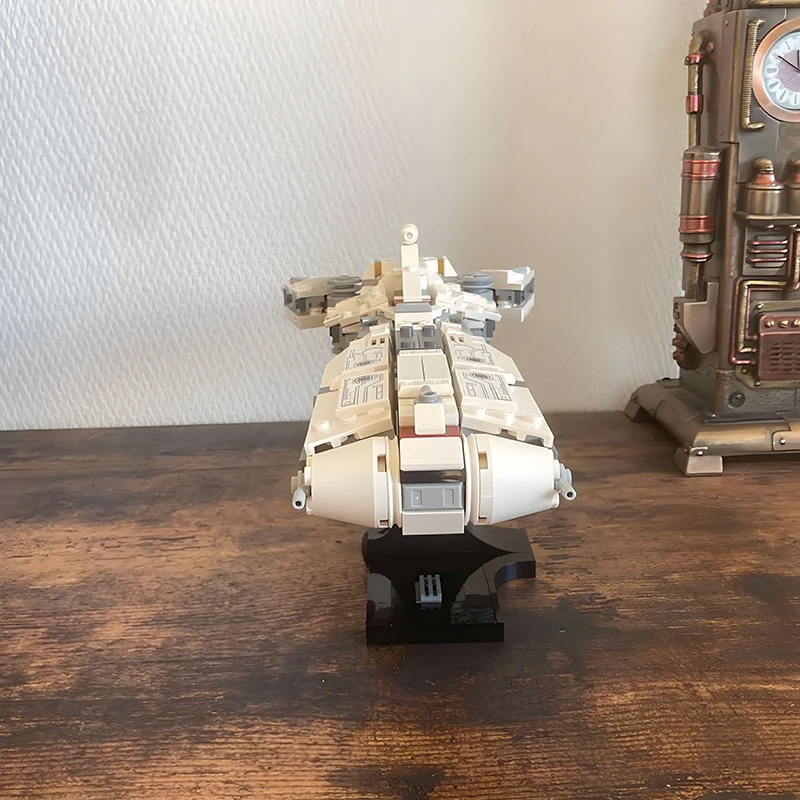 MOC المركبة الفضائية المتمردين Pelta-Class القتالية الفرقاطة وزارة الدفاع Tantive IV اللبنات الطوب لتقوم بها بنفسك تجميع اللعب الهدايا