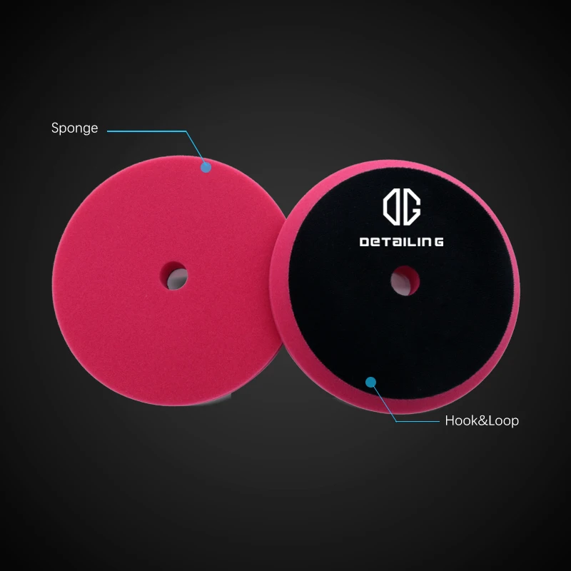 Detail lierung Auto Polieren 5 Zoll 6 Zoll Wachsen Polieren Schwamm Pads für Auto Radnabe Politur Polieren Wachs schaum Polierer