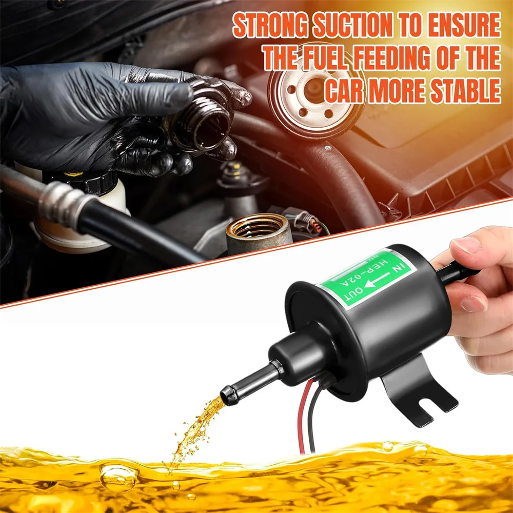 

New Universal Electric Vehicle Fuel Pump 12V/24V Fuel Supply System Suitable for Automobiles, Motorcycles Agricultural Machinery