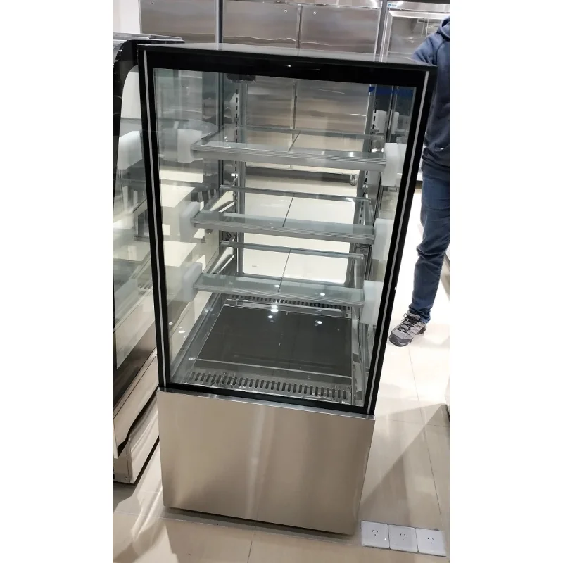 custom.Supermarket Refrigerator Cake Display Cabinet Counter Refrigerated Display Cake Display Fridge Shop