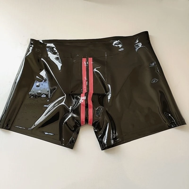 

Latex Natural Pure Latex Underwear Men's Underwear Boxer Shorts Three-dimensional Crotch