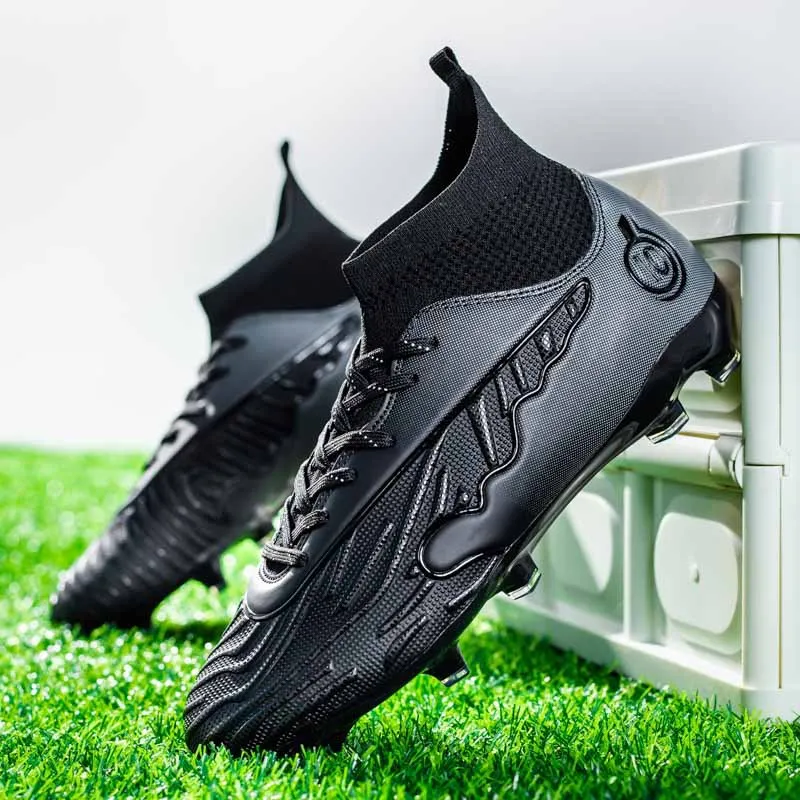 High Quality Mens Soccer Shoes Turf Soccer Cleats Kids Sneakers TF/FG Training Football Boots Chuteira Campo