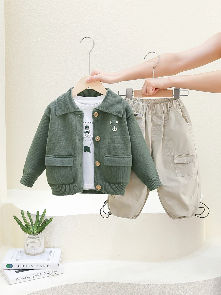 set-casual-a-tre-pezzi-per-ragazzi-primavera-autunno-in-misto-cotone-maglieria-alla-moda-con-colletto-abbigliamento-comodo-per-bambini