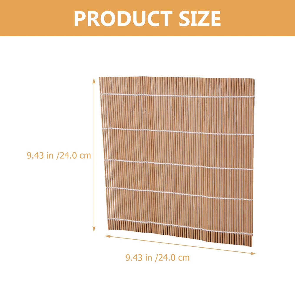 Suministros para hacer bambú, tapete rodante, almohadilla para aparatos Diy, suministros para hacer Sushi, dispositivo, cortina de Sushi de bambú, 4 Uds.