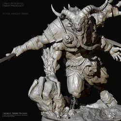 78mm Resin model kits figure colorless and self-assembled TD-3441
