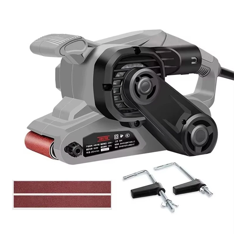 

Electric Belt Sander Woodworking Tool Variable Speed Power Sander Copper Motor Grinder Carpenter Polishing Grinding Machine