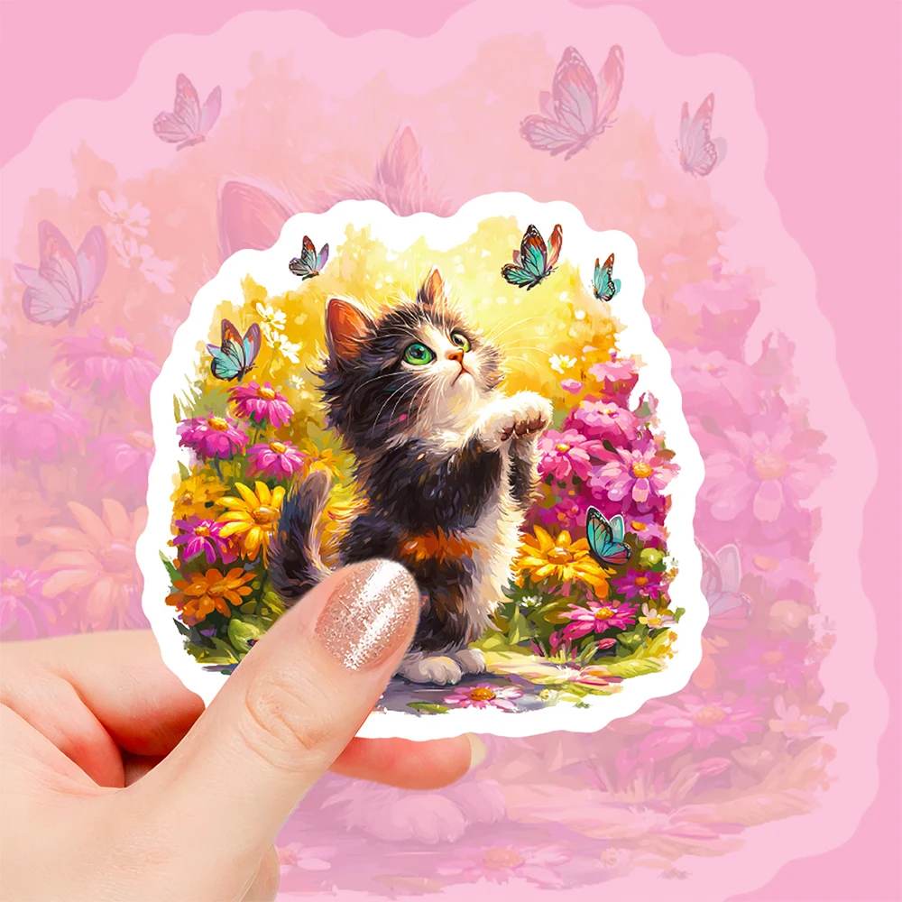 10/30/56 pçs dos desenhos animados bonito animal mundo graffit adesivos engraçado decalque brinquedo diy mala telefone guitarra adesivo à prova dwaterproof água para o presente do miúdo