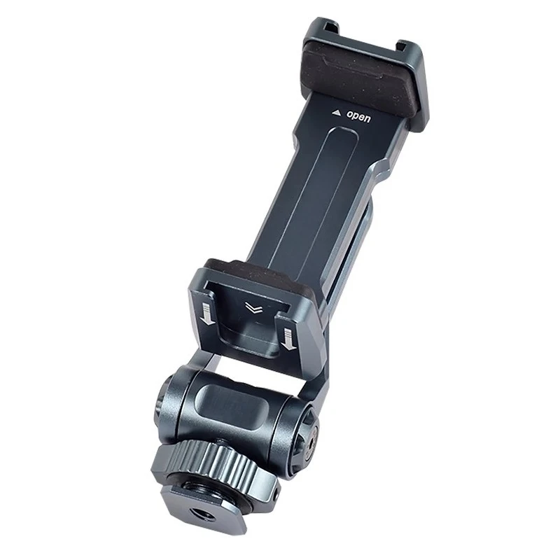 Metal Aluminum Alloy Hot Shoe Clip Expansion Rotary Cold Shoe Bracket Accessories Tripod Rabbit Cage External PTZ