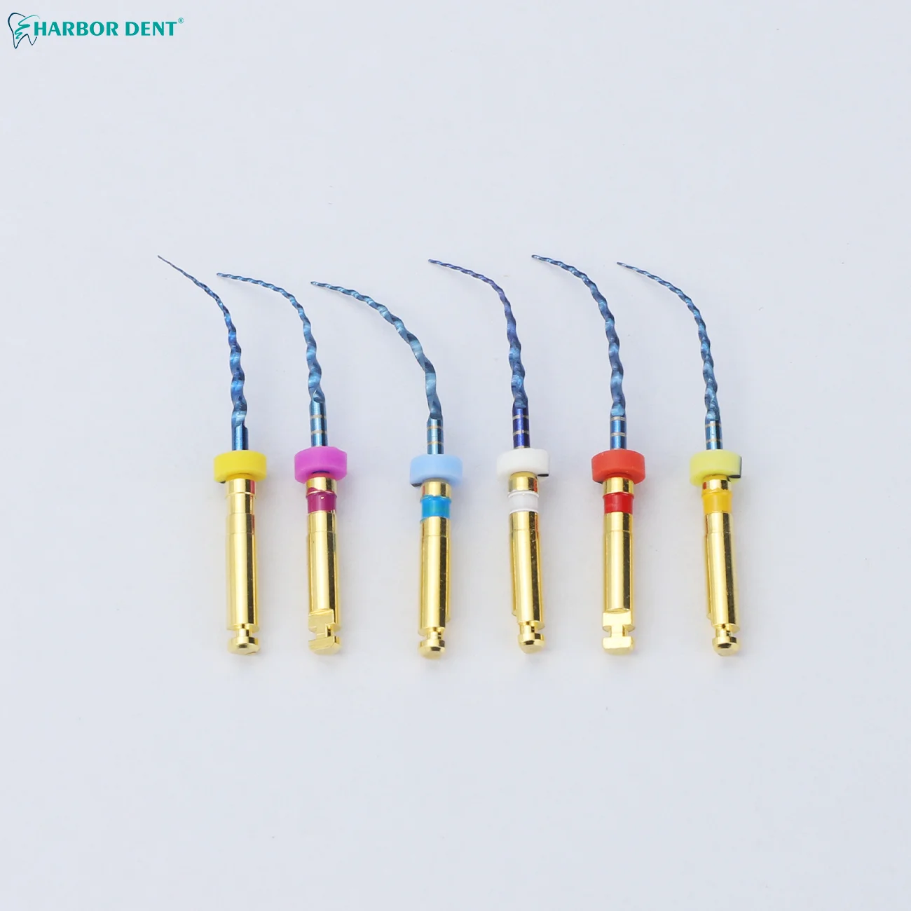 Gold Root Canal File 19/21/25MM Dental Root Canal File Gold Root Canal Rotary Super File Nickel-Titanium Instrument