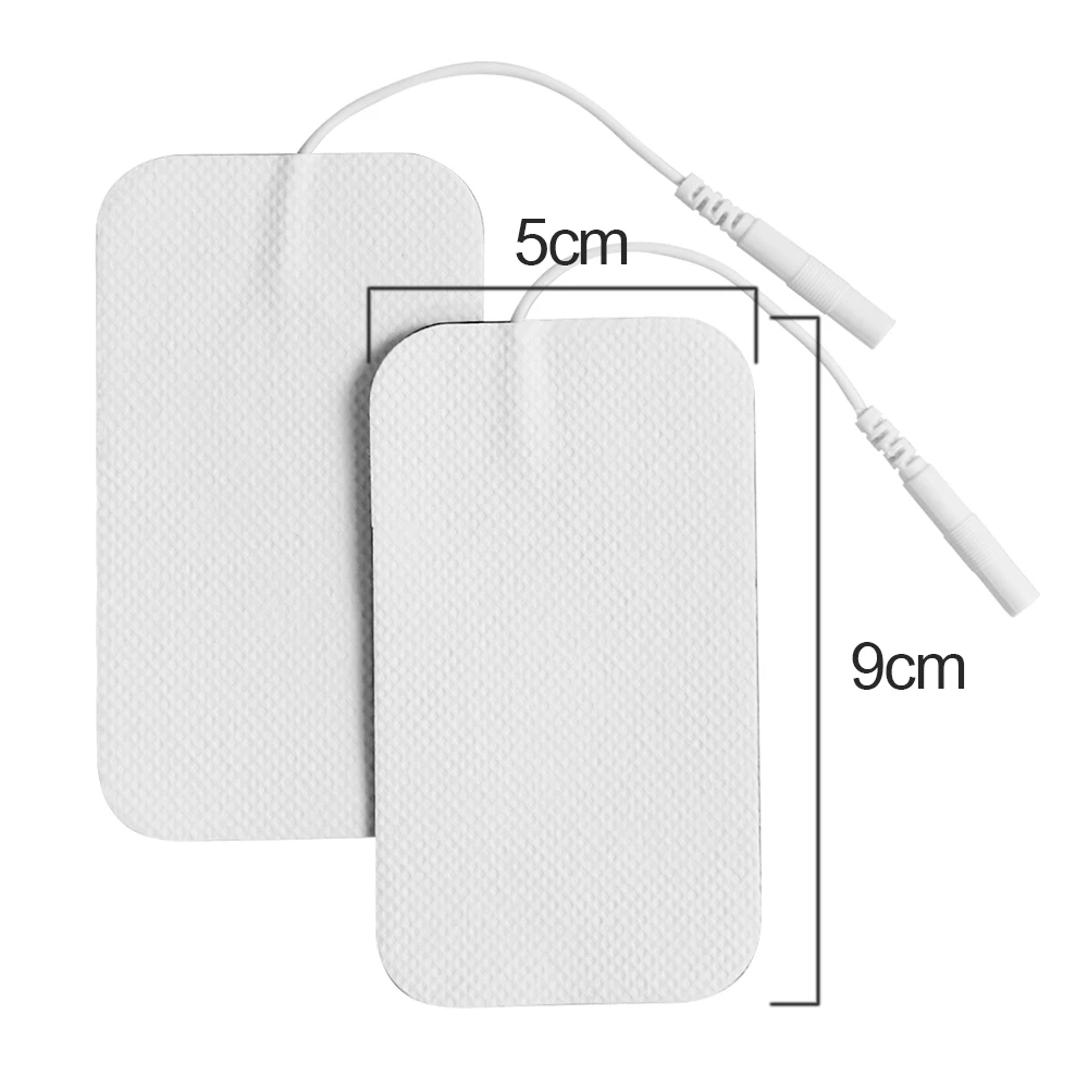 10/20Pcs Tens Electrode Pads Gel Self Adhesive 5x9cm Reusable Massage Electrodes Parch for Pulse Massager EMS Muscle Stimulator