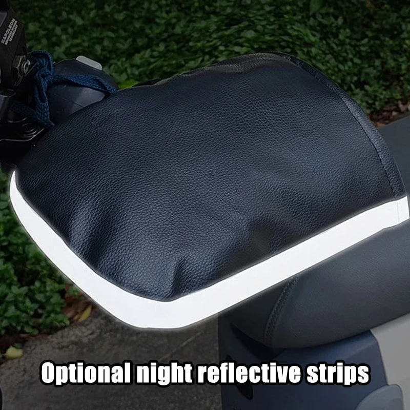 Universal Handlebar Cover, Windproof, Waterproof, Insulated, Shield for E-Bike, Motorcycle, Bicycle Use, Winter
