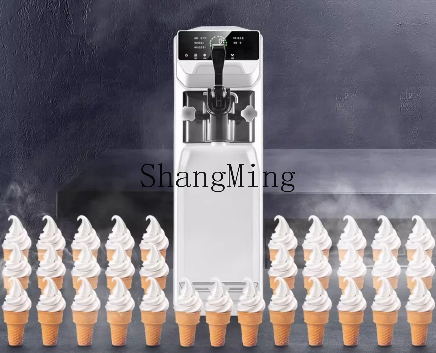 ZYY commerciale piccola macchina per gelato verticale da tavolo macchina automatica per gelato croccante a cono