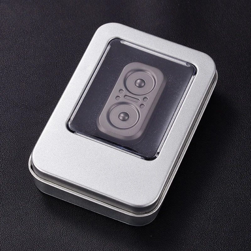 Metal magnético edc fidget spinner coruja slider brinquedo de mesa para adultos alívio do estresse tátil sensorial bolso gadget brinquedo