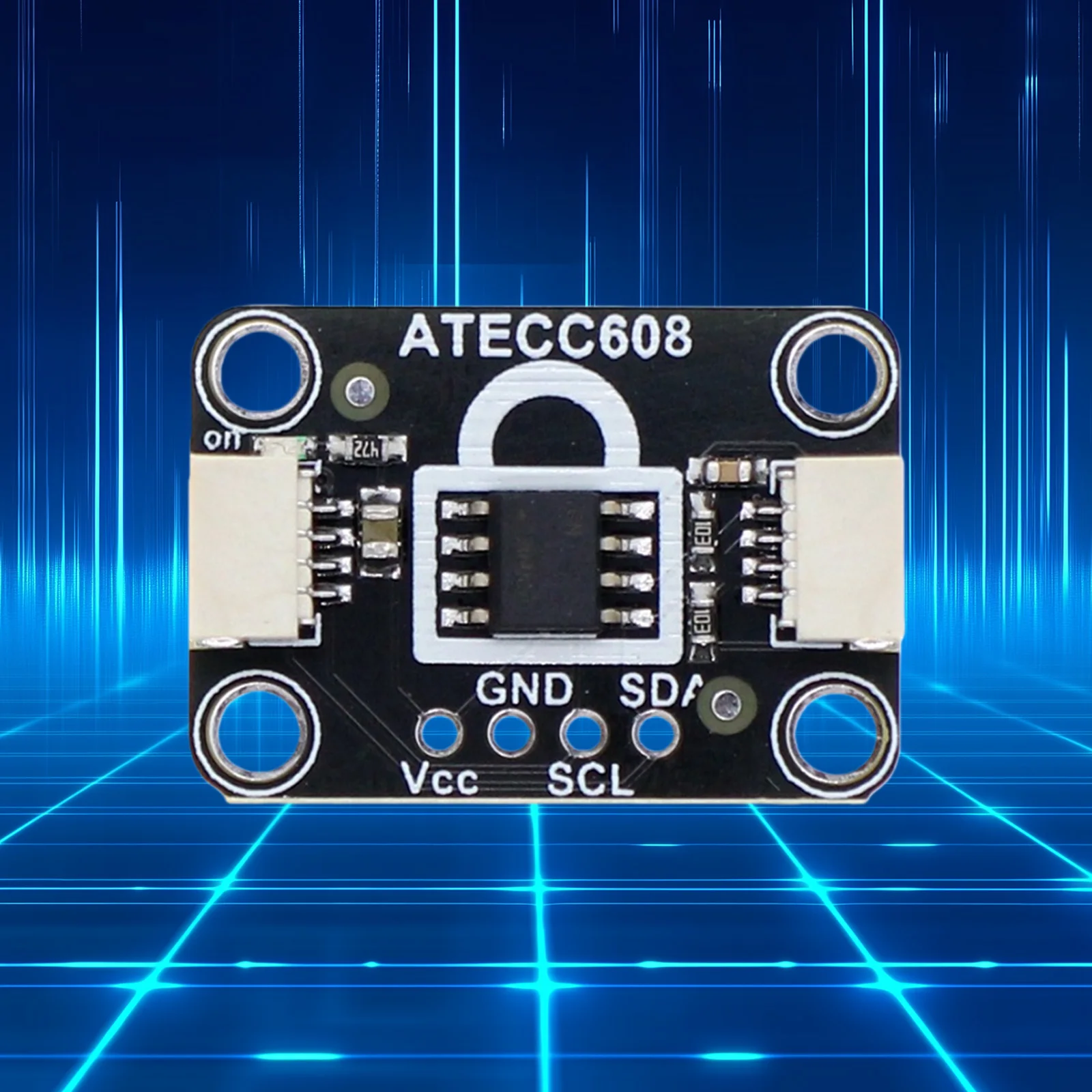 modulo-de-memoria-de-chave-de-alimentacao-i2c-atecc608-compativel-com-modulo-de-memoria-de-chave-de-alimentacao-stemma-qt-qwiic-para-arduino