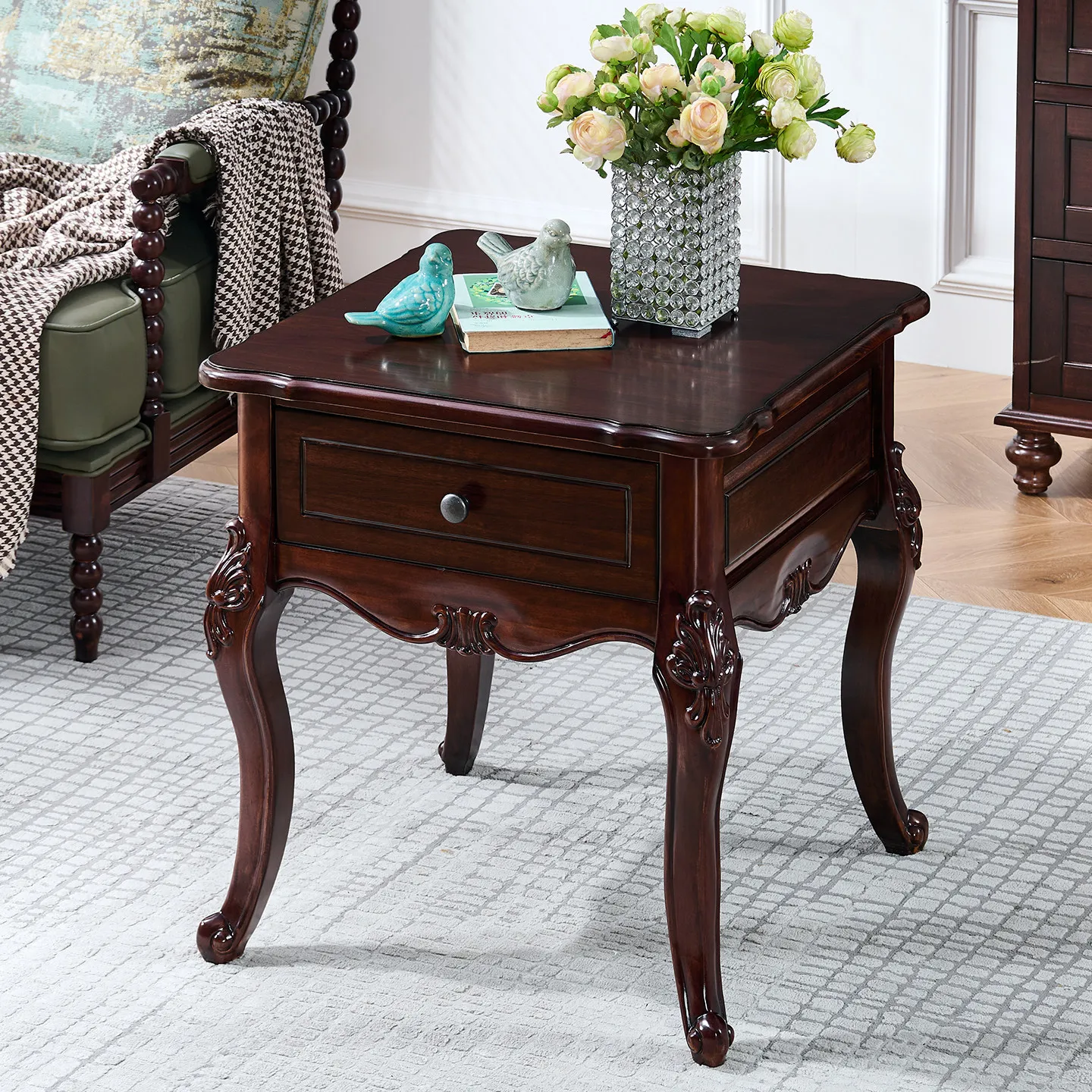 Side table, moving corner, sofa sideboard, mini small square , second-hand coffee , living room furniture