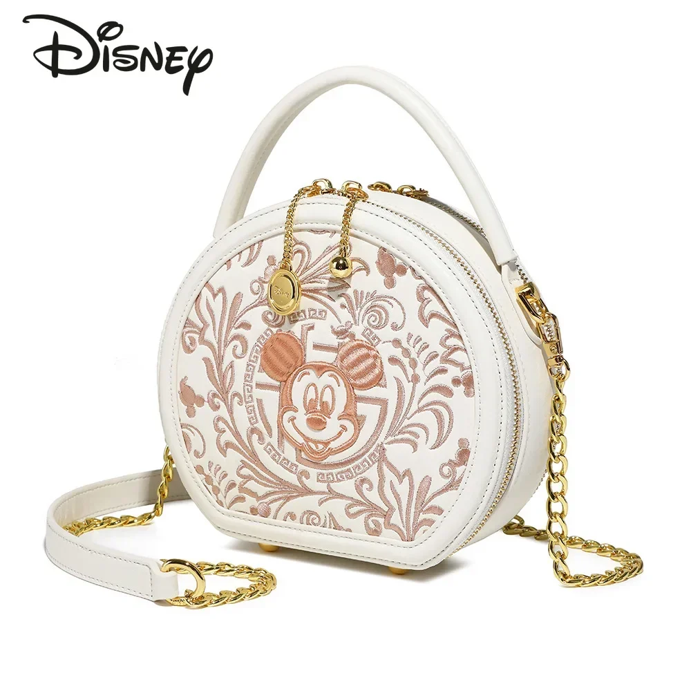 Mickey Original 2024 New Women's Crossbody Bag Fashion High Quality Women's Handbag Explosive Large Capacity Women's Round Bag