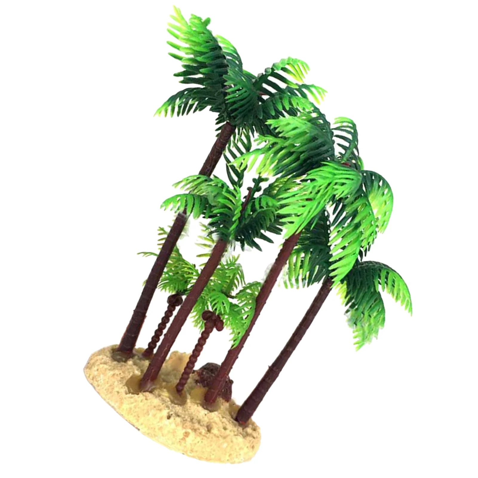 

14Cm Plastic Mini Coconut Tree Realistic Waterproof Diy Decor For Micro Landscape Fairy Garden Bonsai Craft Terrarium Simulation