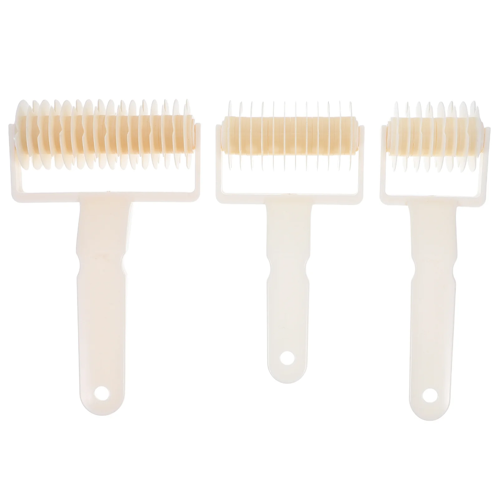 3 قطعة العجين شعرية الأسطوانة القاطع المعجنات القاطع الخبز أداة مجموعة ل فطيرة كوكي البيتزا الخبز DIY بها بنفسك الأبيض الخبز اكسسوارات #5