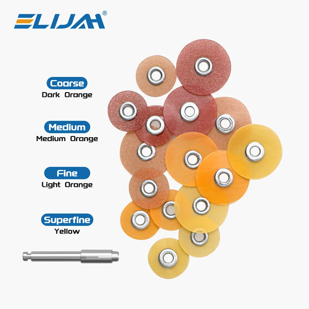 50Pcs/Bag Dental Finishing and Polishing Discs Composites Ceramics and Glass Ionomer Restorations 135℃ Autoclavable