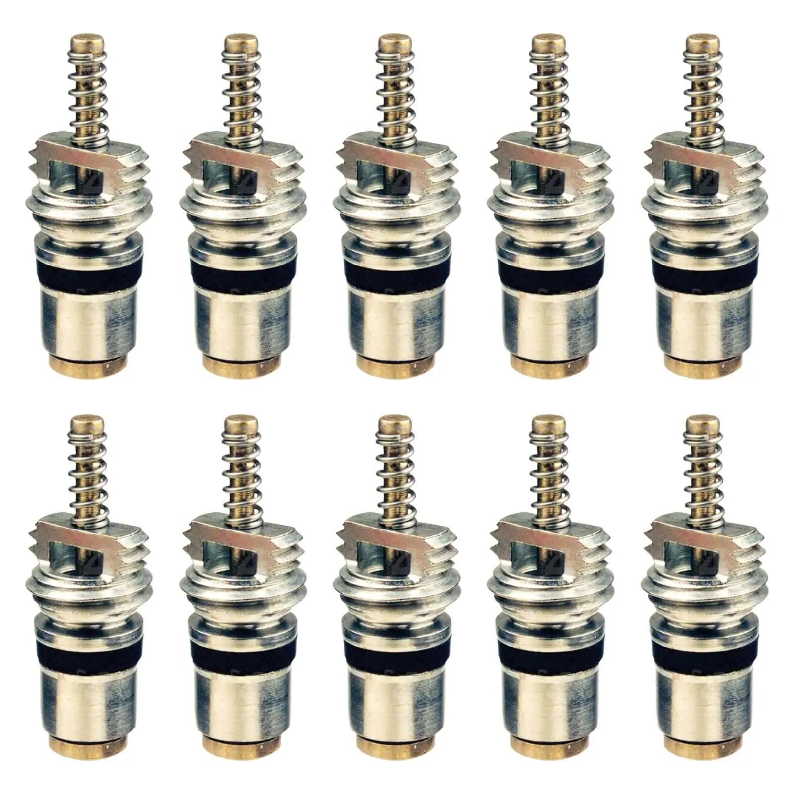 10Pcs Air Conditioning Valve Core Auto Supply Repairing Professional Portable