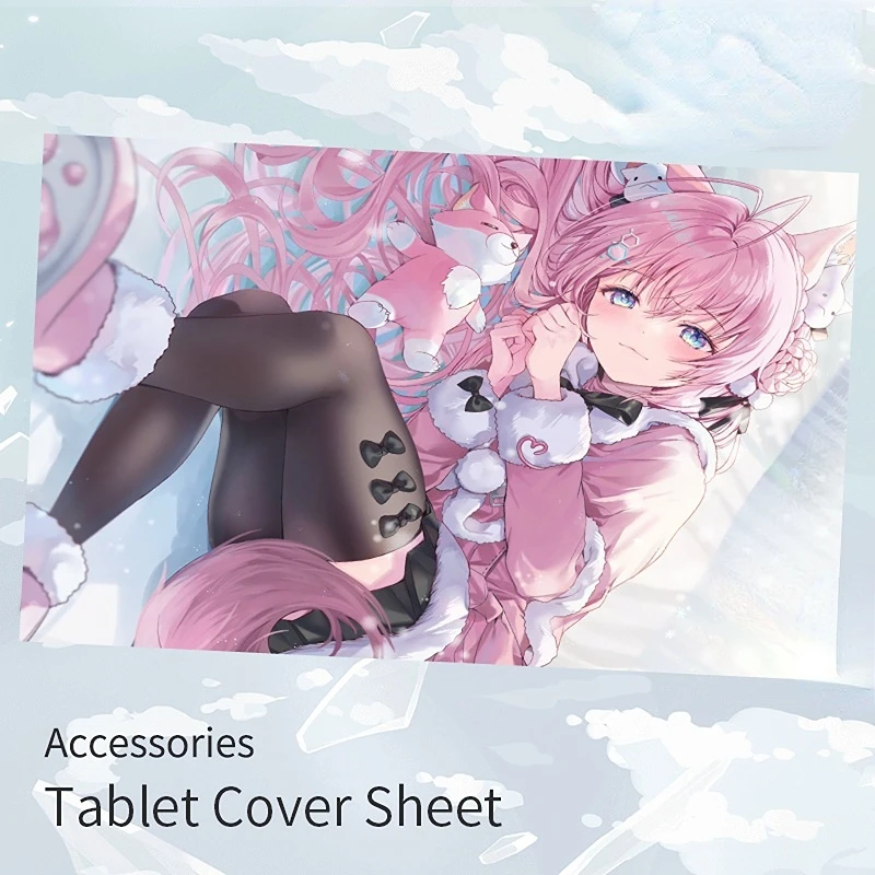 DIY Hololive Vtuber Theme OSU Tablet Cover Sheet  Protective Film For Wacom CTL-471/472/480 Digital Graphic Drawing Tablet Pad