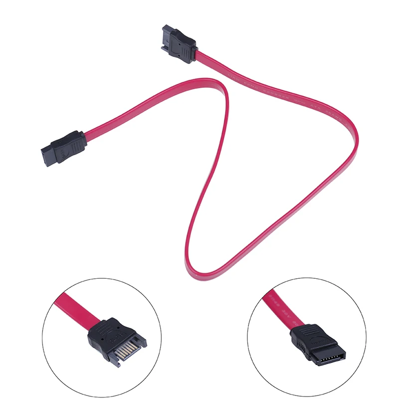 High Speed SATA 7pin Male To Female M/F Extension HDD Connector Sync Data Cable  50cm SATA7Pin