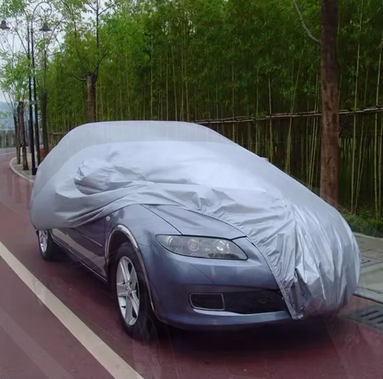 Full Car Body cover Four Season Waterproof All Weather Protection 170T polyester taffeta Sewing Car Cover