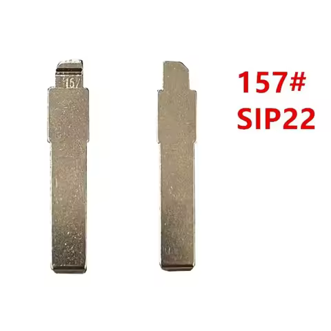 10/20pcs 157#KD Car Key Blade SIP22 Metal Uncut Blank for Fiat Punto Ducato Stilo Panda Idea for Keydiy KD Xhorse VVDI JMD Blade