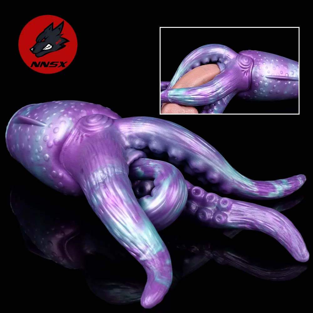 Silicone Pocket Pussy Stroker Octopus Male Masturbator Fantasy Lifelike Textured Vagina Anus Prostate Massage for Penis Training