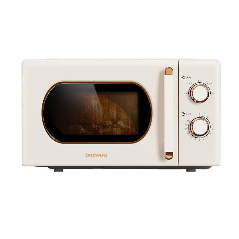 household Heating special light wave furnace mini retro Rotary plate microwave oven