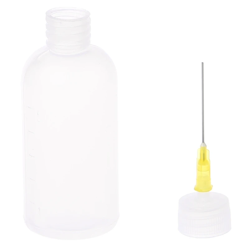 1/5PCS 50ML bottiglia di alcol liquido in plastica per Dispenser colofonia pasta di flusso di saldatura per strumenti di riparazione di saldatura per la pulizia del PCB del telefono