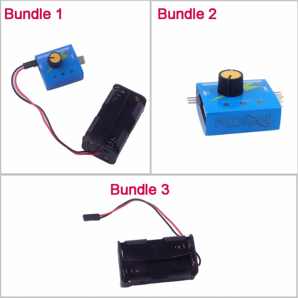 

RCmall Multi Servo Tester / 4 Cell AA Battery Batteries Holder Case Cover Shell with Fut J Connector